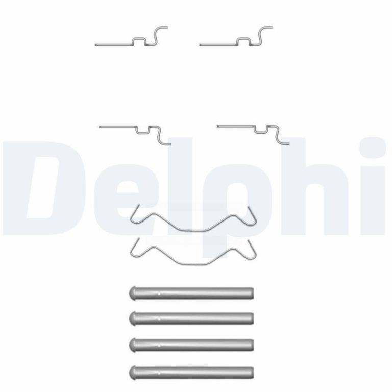 Kit d'accessoires pour plaquette de frein à disque DELPHI ref. LX0435