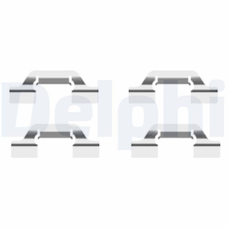 Kit acessórios de pastilhas de travão DELPHI ref. LX0438