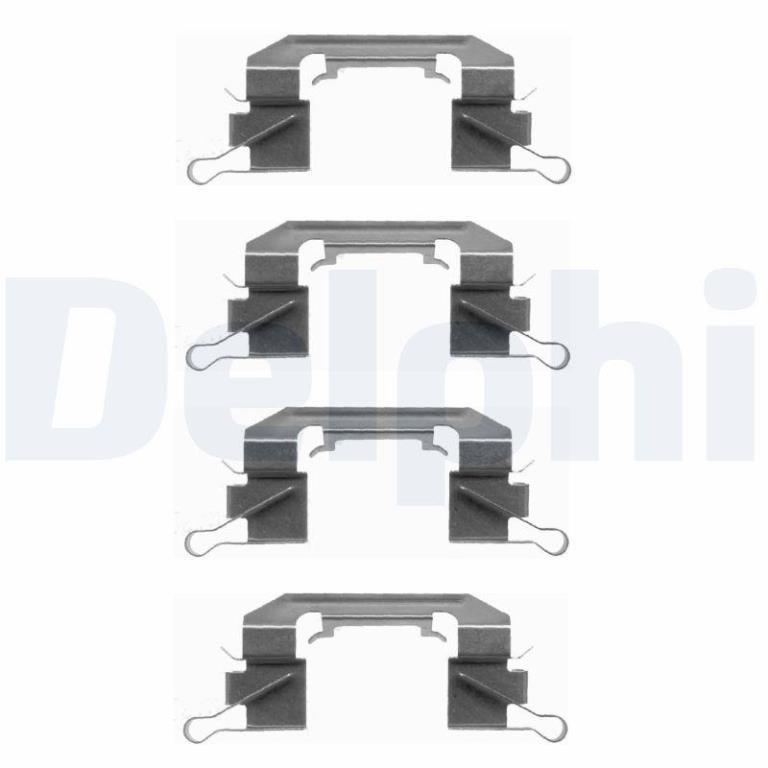 Kit de accesorios para pastillas de frenos DELPHI ref. LX0442