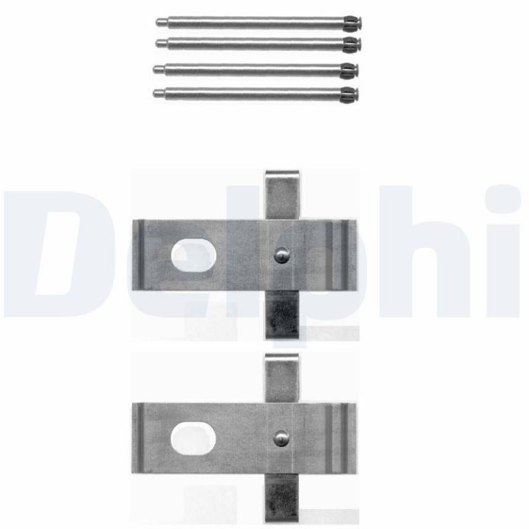 Kit d'accessoires pour plaquette de frein à disque DELPHI LX0443