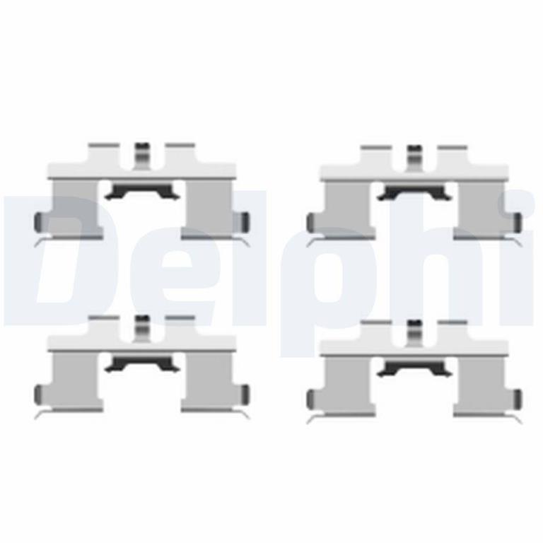 Kit de accesorios para pastillas de frenos DELPHI ref. LX0444