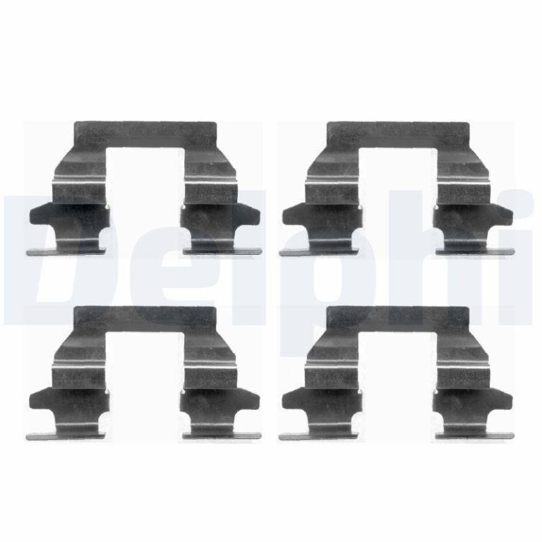 Kit acessórios de pastilhas de travão DELPHI LX0446