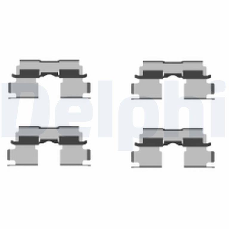 Kit de accesorios para pastillas de frenos DELPHI ref. LX0451