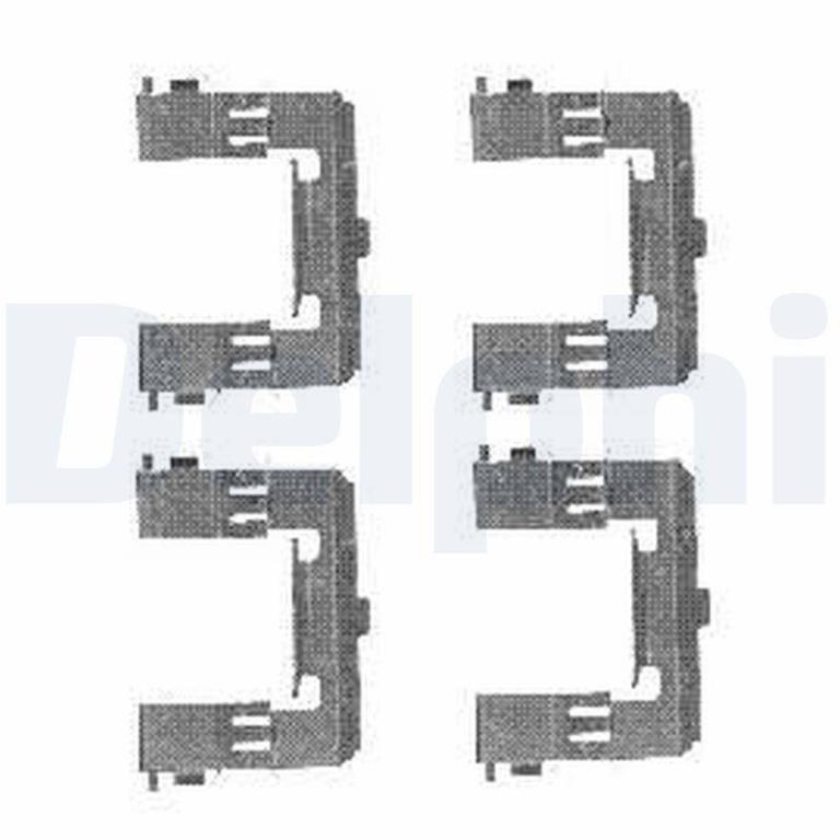Kit de accesorios para pastillas de frenos DELPHI ref. LX0452