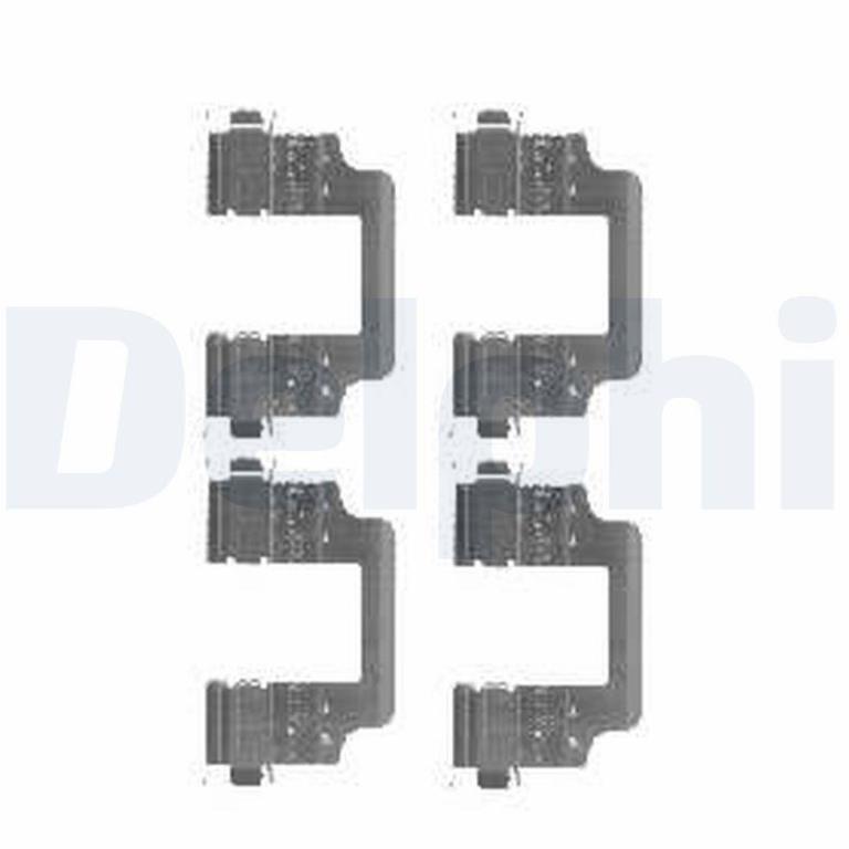 Kit acessórios de pastilhas de travão DELPHI ref. LX0455
