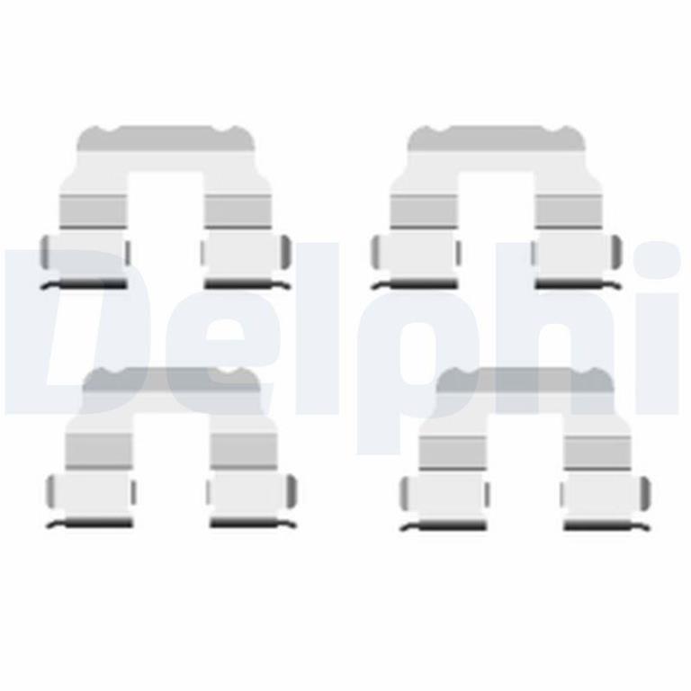 Kit de accesorios para pastillas de frenos DELPHI ref. LX0457