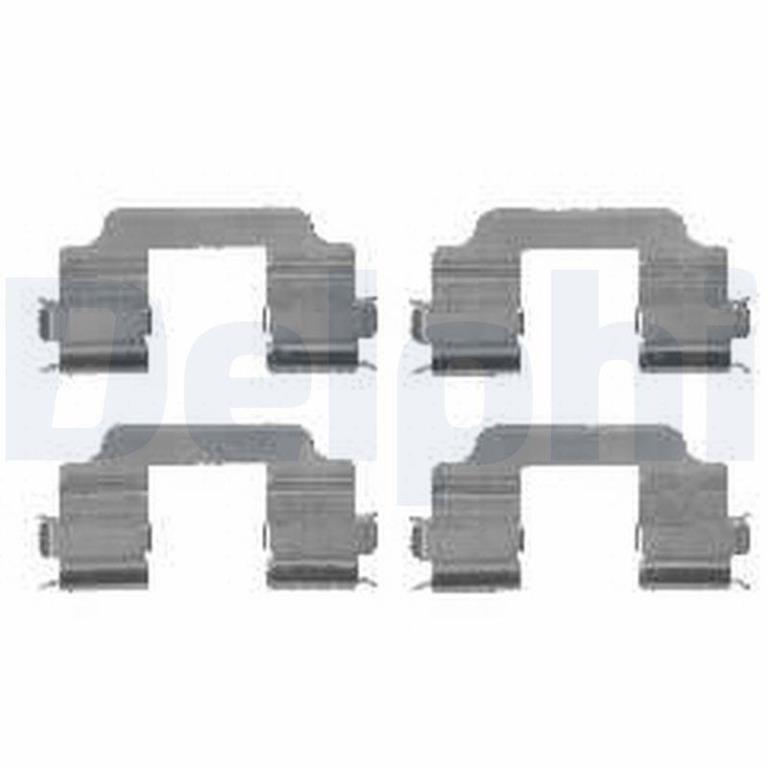 Kit d'accessoires pour plaquette de frein à disque DELPHI LX0459