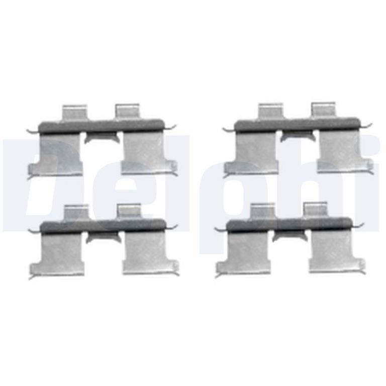 Kit d'accessoires pour plaquette de frein à disque DELPHI ref. LX0467