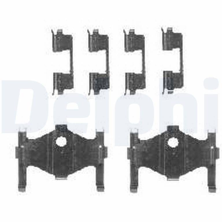 Kit d'accessoires pour plaquette de frein à disque DELPHI LX0471
