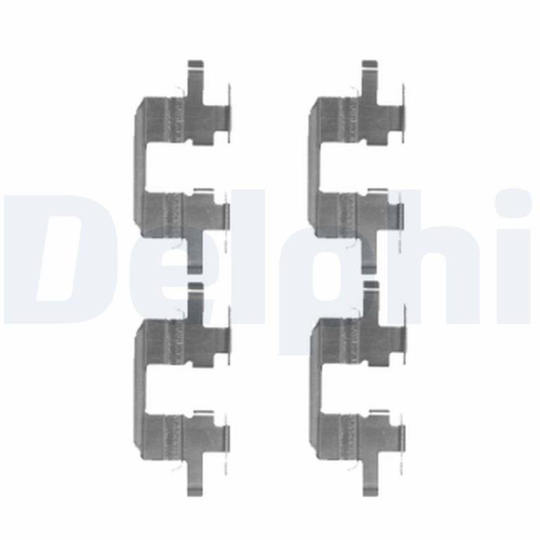 Kit d'accessoires pour plaquette de frein à disque DELPHI ref. LX0472