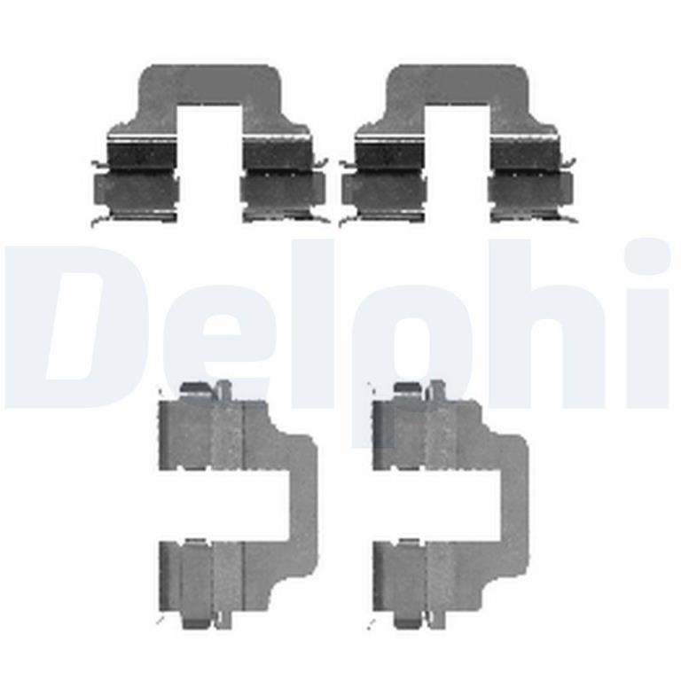 Kit d'accessoires pour plaquette de frein à disque DELPHI ref. LX0473