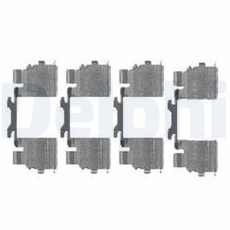 Kit d'accessoires pour plaquette de frein à disque DELPHI ref. LX0476