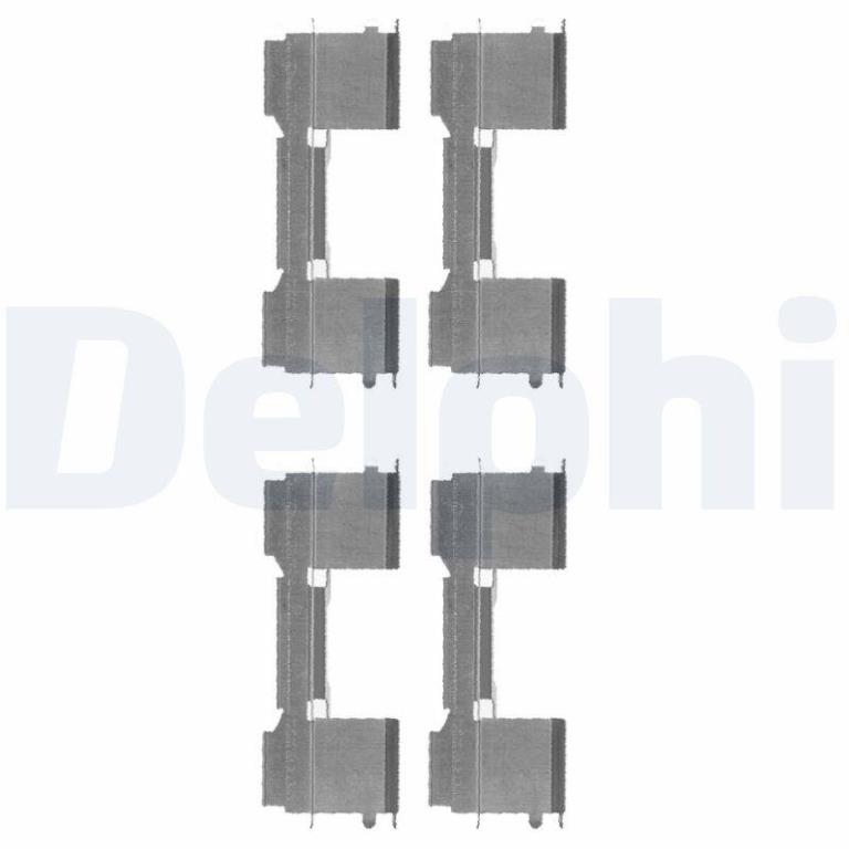 Kit d'accessoires pour plaquette de frein à disque DELPHI LX0478