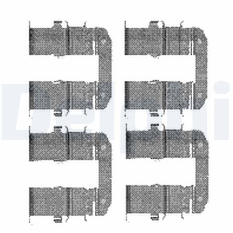 Kit de accesorios para pastillas de frenos DELPHI ref. LX0482