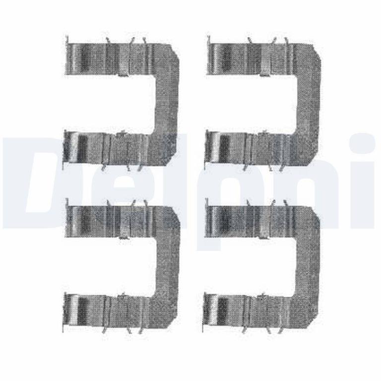 Kit de accesorios para pastillas de frenos DELPHI ref. LX0483