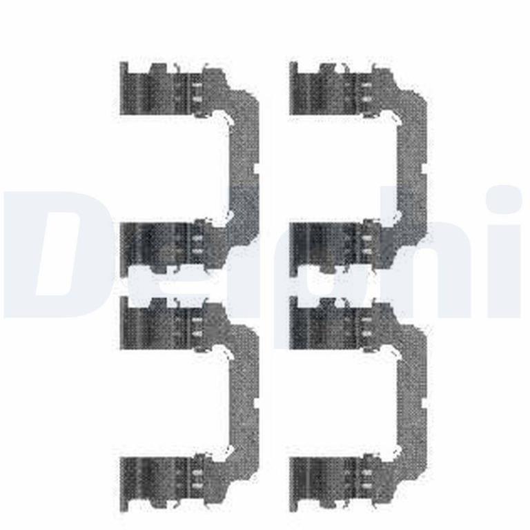 Kit de accesorios para pastillas de frenos DELPHI ref. LX0484