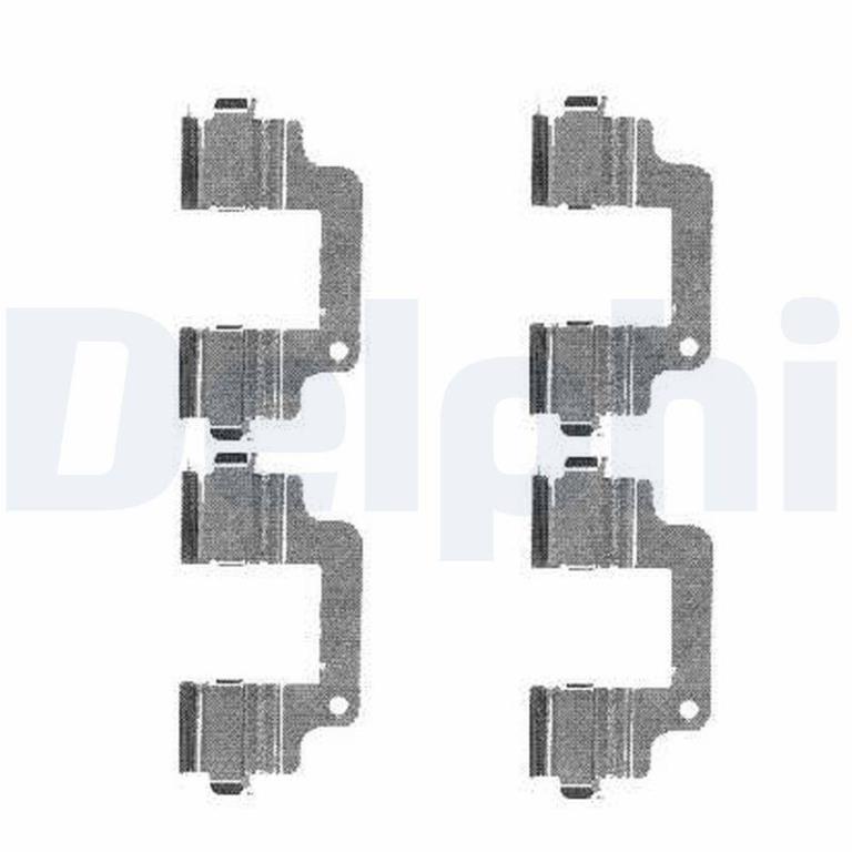 Kit de accesorios para pastillas de frenos DELPHI ref. LX0486