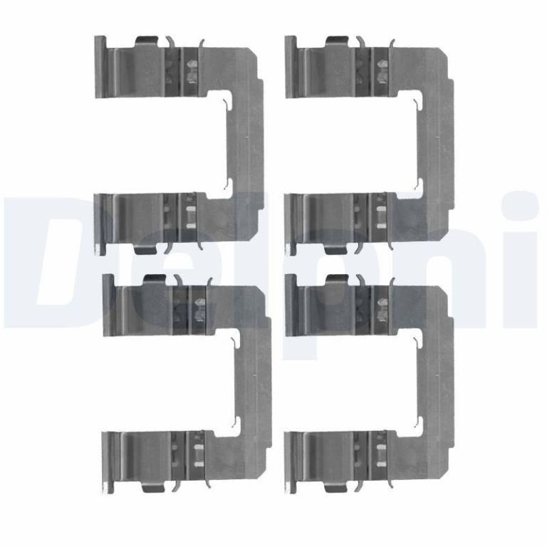 Kit de accesorios para pastillas de frenos DELPHI ref. LX0487