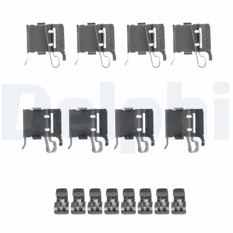 Kit de accesorios para pastillas de frenos DELPHI ref. LX0491