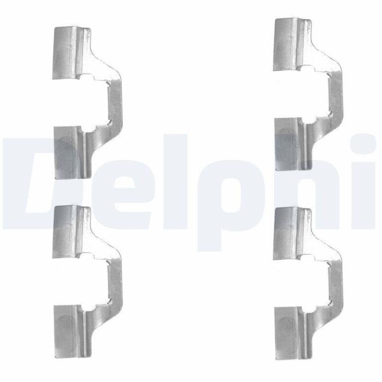Kit d'accessoires pour plaquette de frein à disque DELPHI ref. LX0492