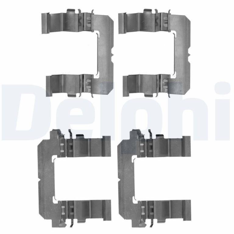Kit d'accessoires pour plaquette de frein à disque DELPHI ref. LX0498