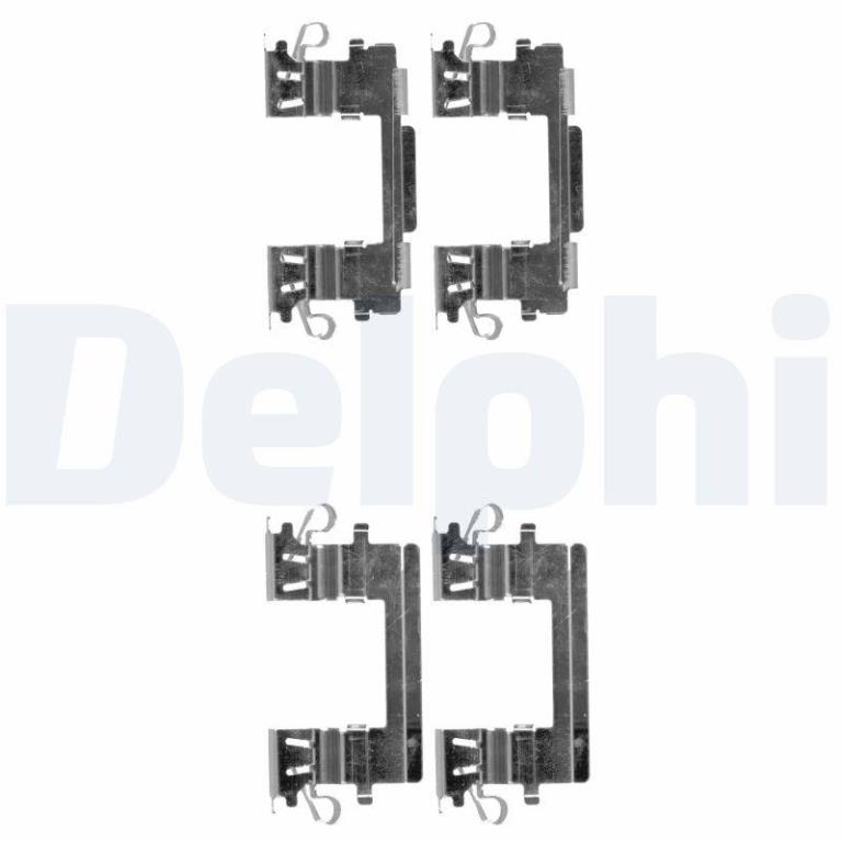 Kit d'accessoires pour plaquette de frein à disque DELPHI ref. LX0499
