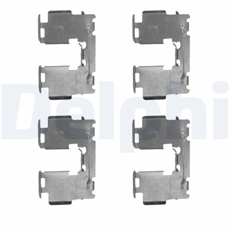 Kit d'accessoires pour plaquette de frein à disque DELPHI LX0500