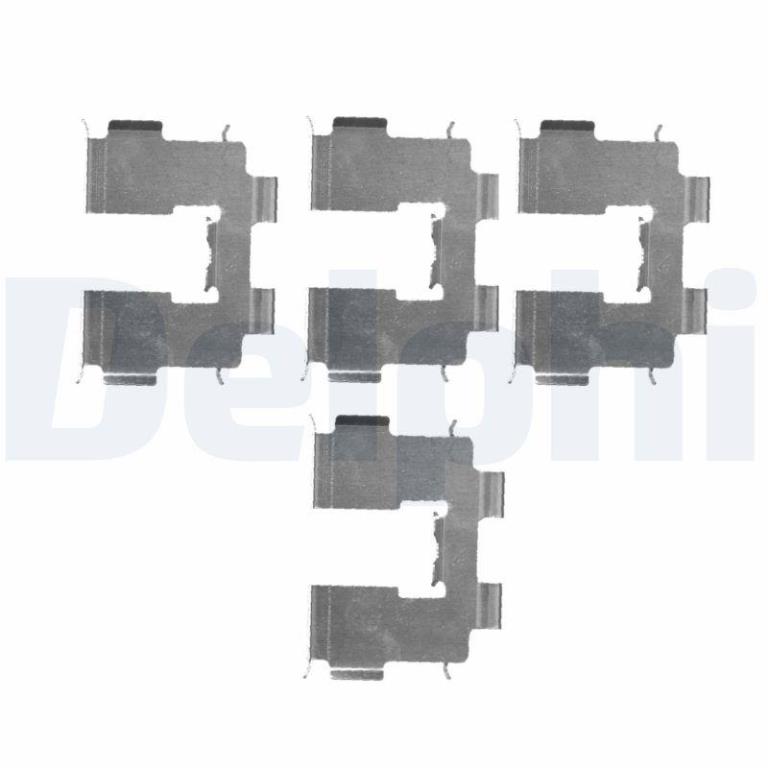 Kit d'accessoires pour plaquette de frein à disque DELPHI ref. LX0513