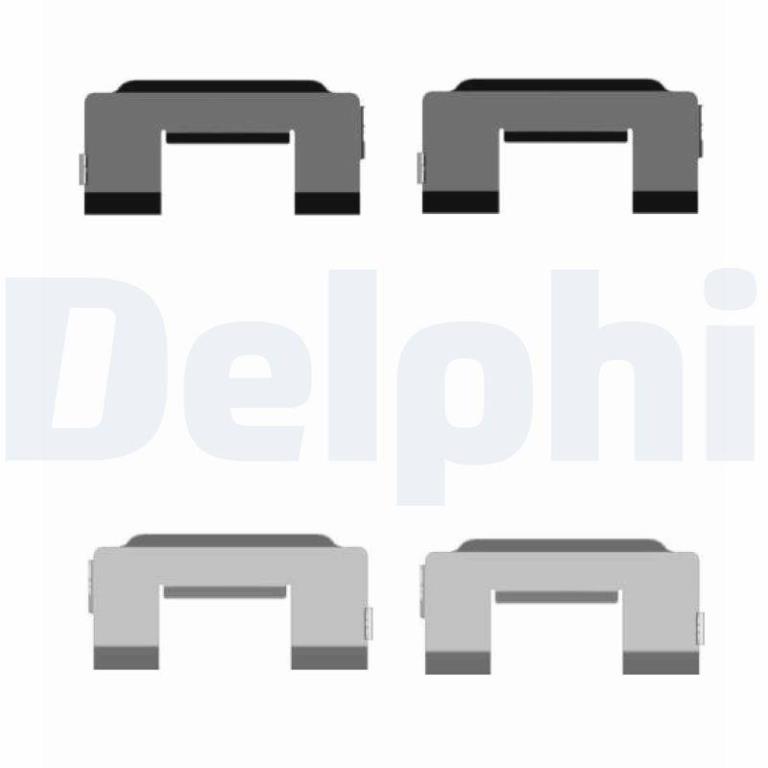 Kit de accesorios para pastillas de frenos DELPHI ref. LX0517