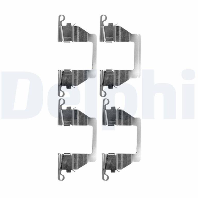 Kit d'accessoires pour plaquette de frein à disque DELPHI LX0527
