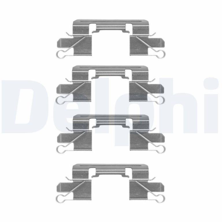 Kit d'accessoires pour plaquette de frein à disque DELPHI ref. LX0528
