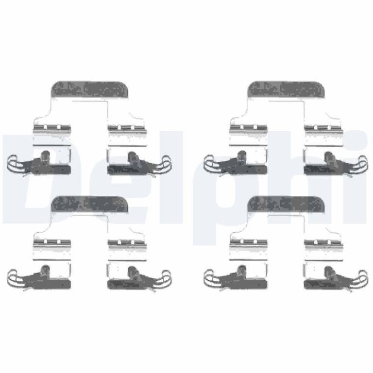Kit d'accessoires pour plaquette de frein à disque DELPHI ref. LX0541