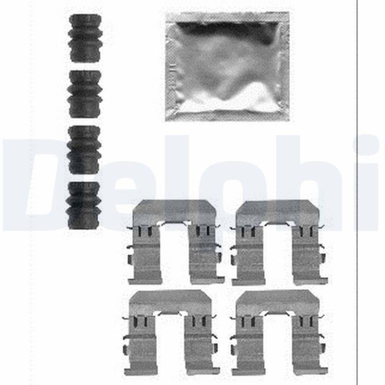 Kit acessórios de pastilhas de travão DELPHI LX0565