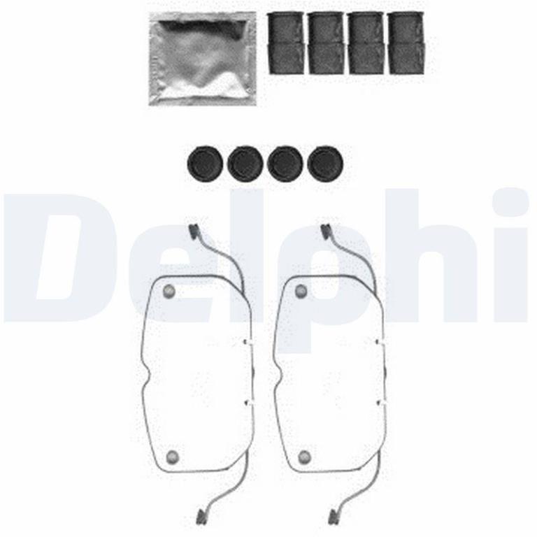 Kit de accesorios para pastillas de frenos DELPHI ref. LX0574