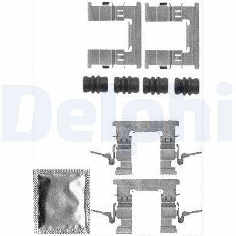 Kit de accesorios para pastillas de frenos DELPHI ref. LX0579