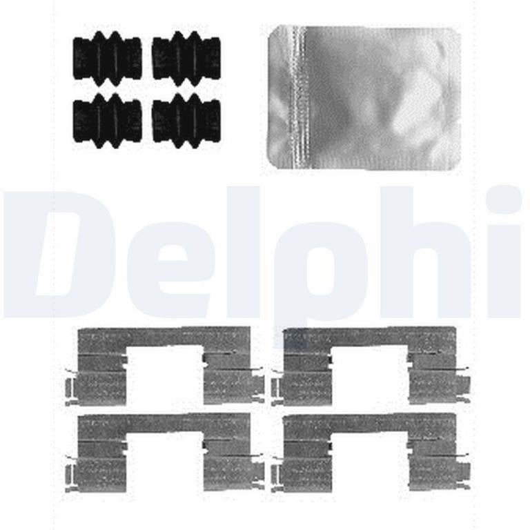 Kit d'accessoires pour plaquette de frein à disque DELPHI LX0592