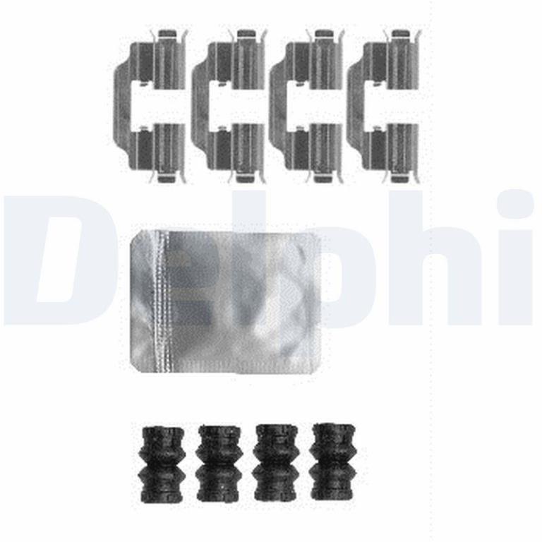 Kit acessórios de pastilhas de travão DELPHI ref. LX0603