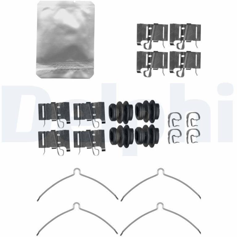 Kit de accesorios para pastillas de frenos DELPHI ref. LX0609