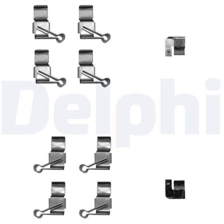 Kit d'accessoires pour plaquette de frein à disque DELPHI ref. LX0611