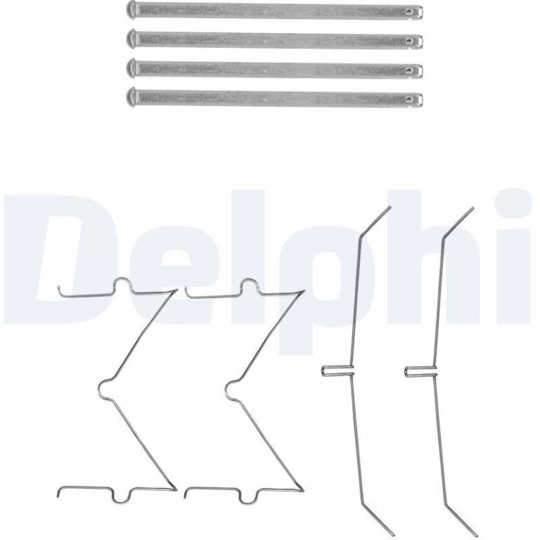 Kit de accesorios para pastillas de frenos DELPHI ref. LX0627