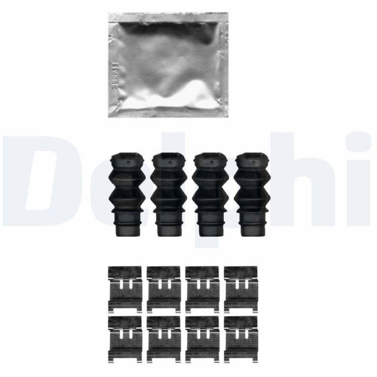 Kit acessórios de pastilhas de travão DELPHI ref. LX0631