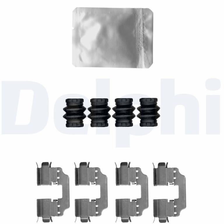 Kit d'accessoires pour plaquette de frein à disque DELPHI ref. LX0633