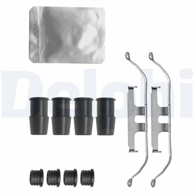 Kit acessórios de pastilhas de travão DELPHI LX0635