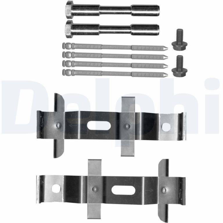 Kit acessórios de pastilhas de travão DELPHI LX0640