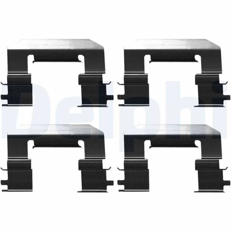 Kit acessórios de pastilhas de travão DELPHI LX0675