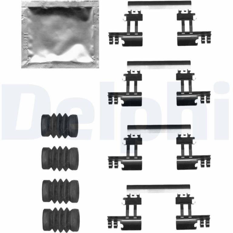 Kit d'accessoires pour plaquette de frein à disque DELPHI ref. LX0679