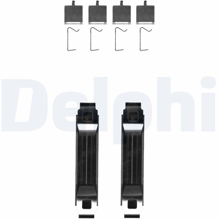 Kit d'accessoires pour plaquette de frein à disque DELPHI LX0681