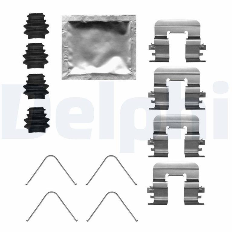 Kit d'accessoires pour plaquette de frein à disque DELPHI ref. LX0684