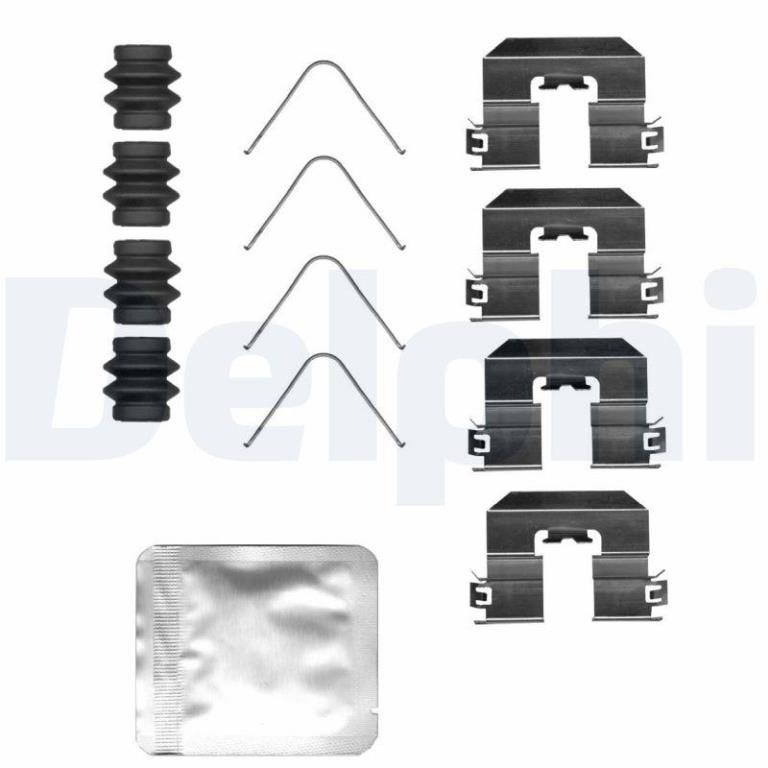 Kit acessórios de pastilhas de travão DELPHI ref. LX0685