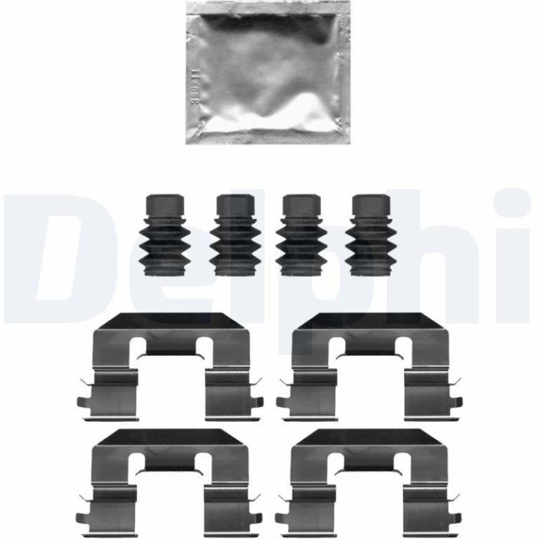 Kit d'accessoires pour plaquette de frein à disque DELPHI ref. LX0689
